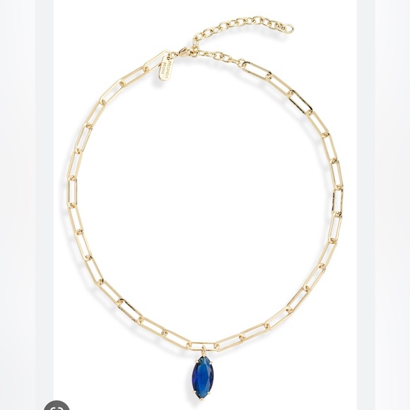 Melinda Maria Jewelry - Blue Sapphire Bradshaw Necklace by Melinda Maria